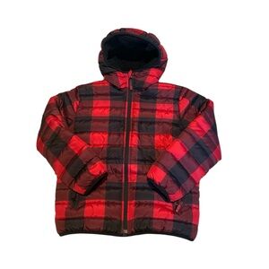 Boy’s Red and Black Plaid Jacket